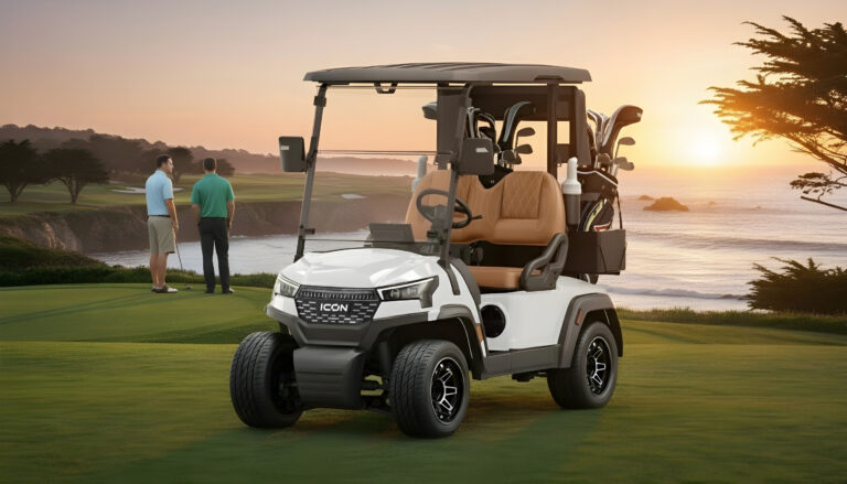 ICON-i20X-Golf-Cart-White