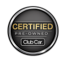 Certified pre-owned emblem with logo